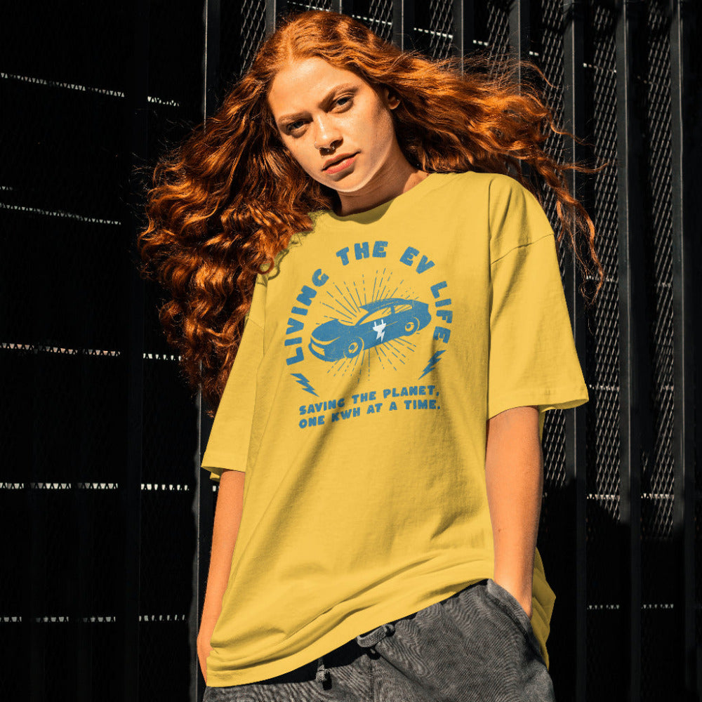 Living The EV Life TShirt - Daisy Color - https://ascensionemporium.net
